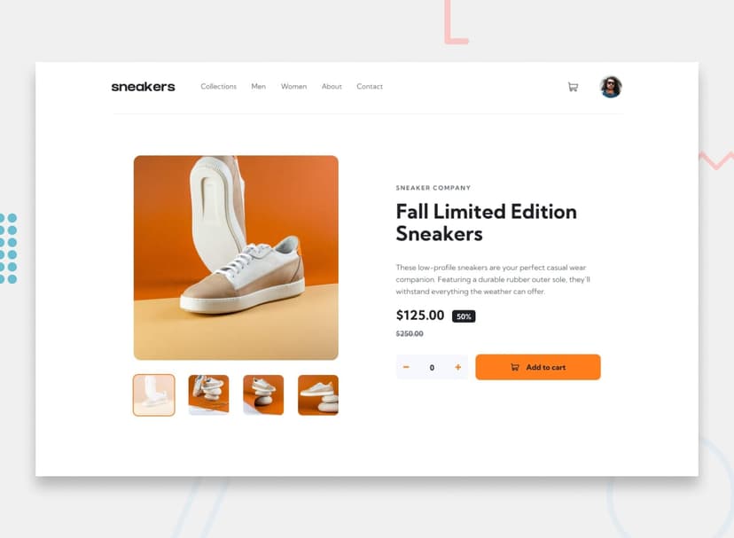 E-commerce Product Page screenshot