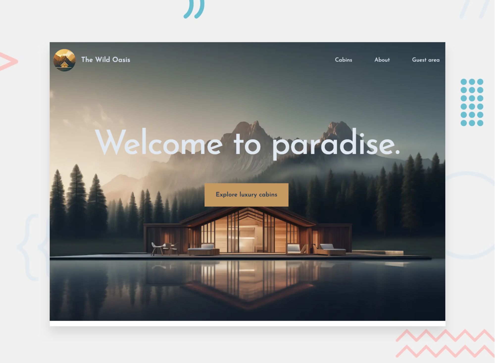 The Wild Oasis Website